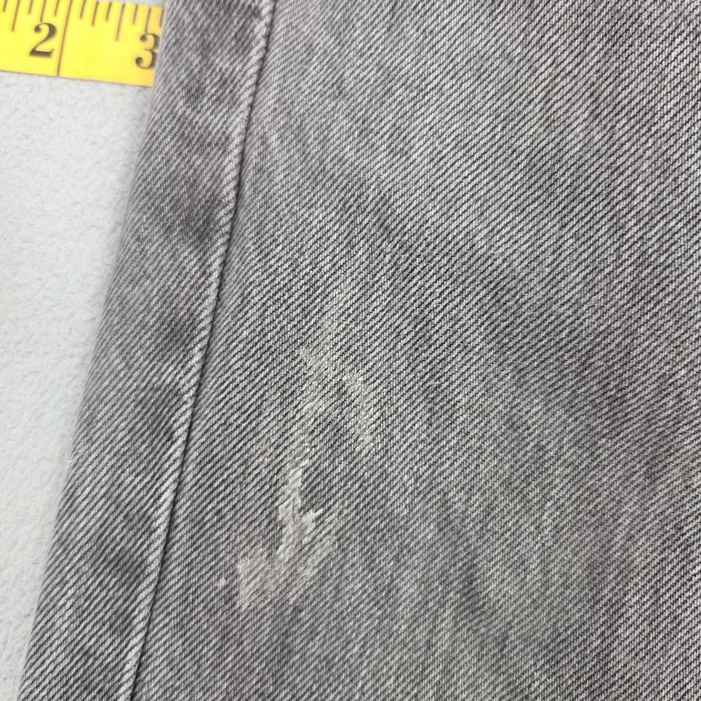 Vintage Levis 501 Jeans Mens Gray Button Fly Made USA Stains Fits‎ 29x31
